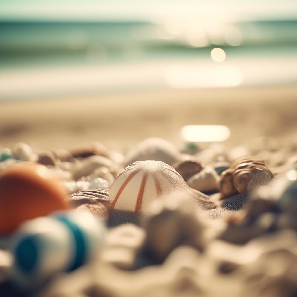 Title: A Day at the ‍Beach